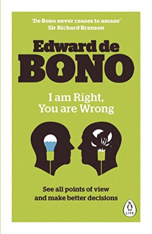 

I Am Right You Are Wrong by Edward de Bono-Paperback