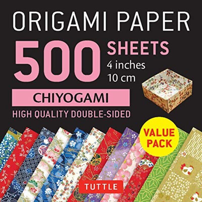 

Origami Paper 500 sheets Chiyogami Patterns 4" (10 cm): Tuttle Origami Paper: Double-Sided Origami S , Paperback by Tuttle Publishing