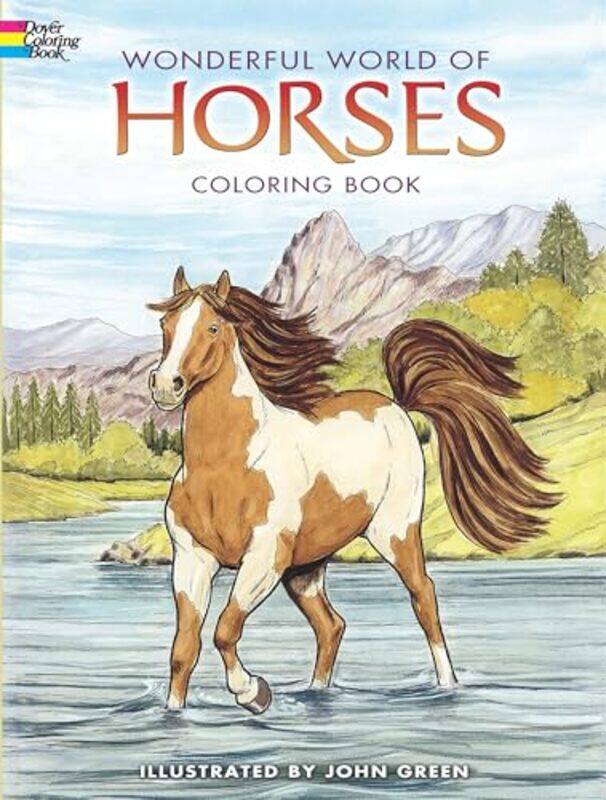 

Wonderful World of Horses Coloring Book by John GreenW W Denslow-Paperback