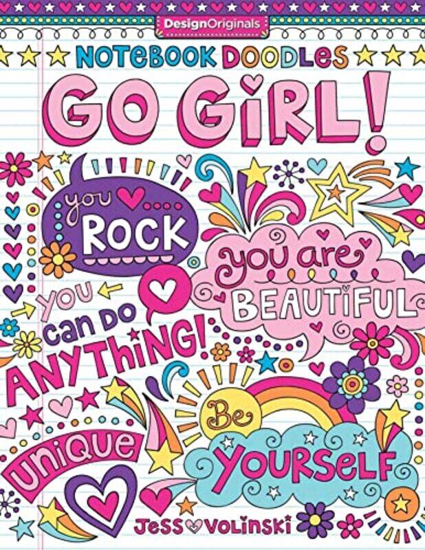 

Notebook Doodles Go Girl by Jess Volinski-Paperback