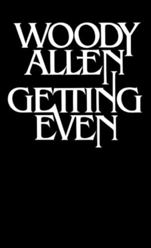 

Getting Even By Allen Woody - Paperback