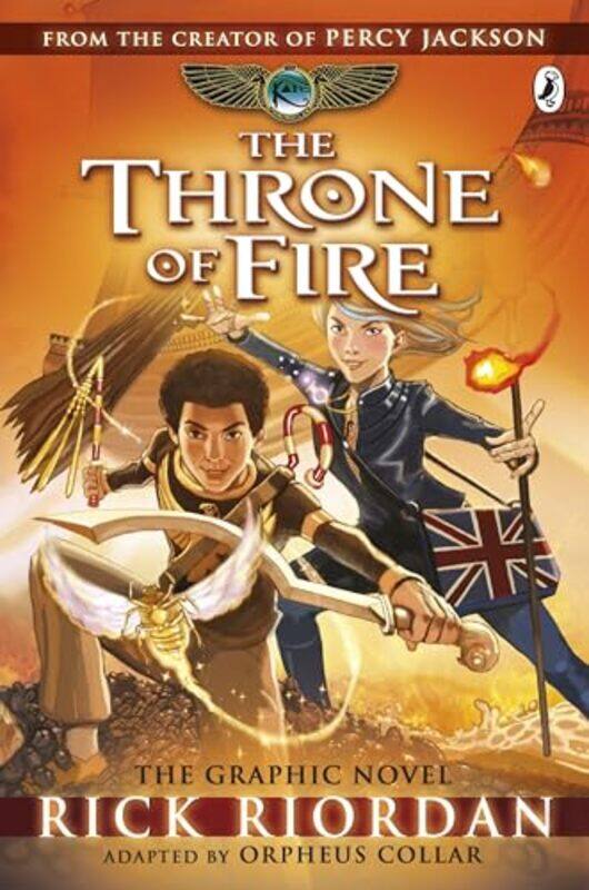 

The Throne of Fire The Graphic Novel The Kane Chronicles Book 2 by Rick Riordan-Paperback