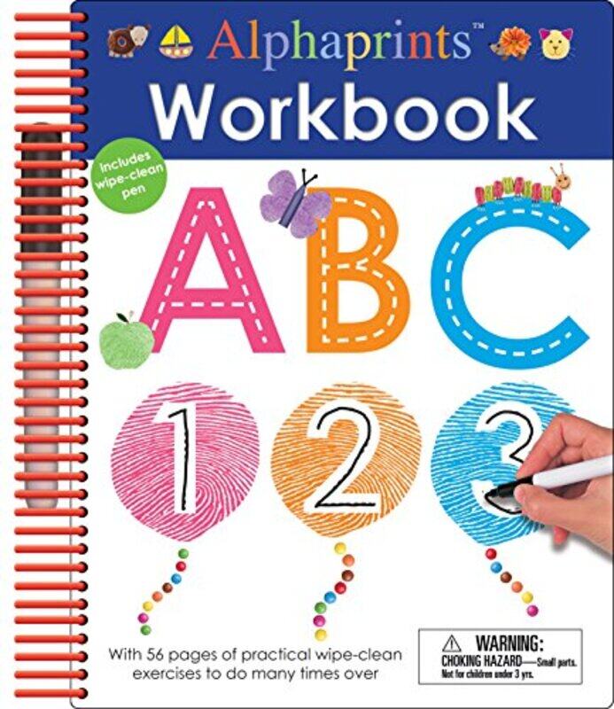 

Alphaprints: Wipe Clean Workbook ABC (Wipe Clean Activity Books),Paperback by Roger Priddy