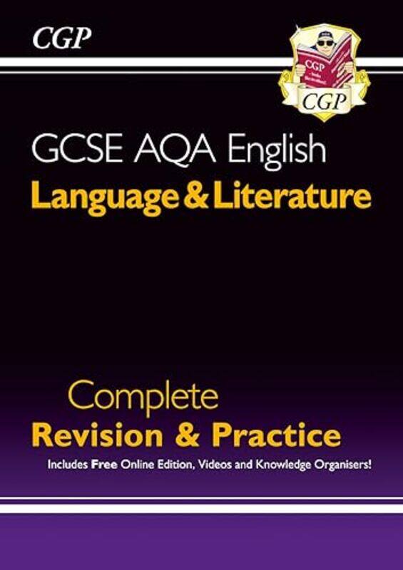 

Gcse English Language & Literature Aqa Complete Revision & Practice Inc. Online Edn & Videos By CGP Books - CGP Books Paperback