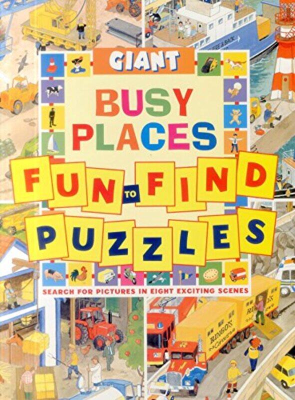 

Giant Fun to Find Puzzles Busy Places by Roni SchotterGiselle Potter-Paperback
