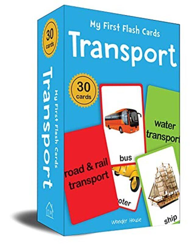 

My First Flash Cards Transport : 30 Early Learning Flash Cards For Kids,Paperback,By:Wonder House Books