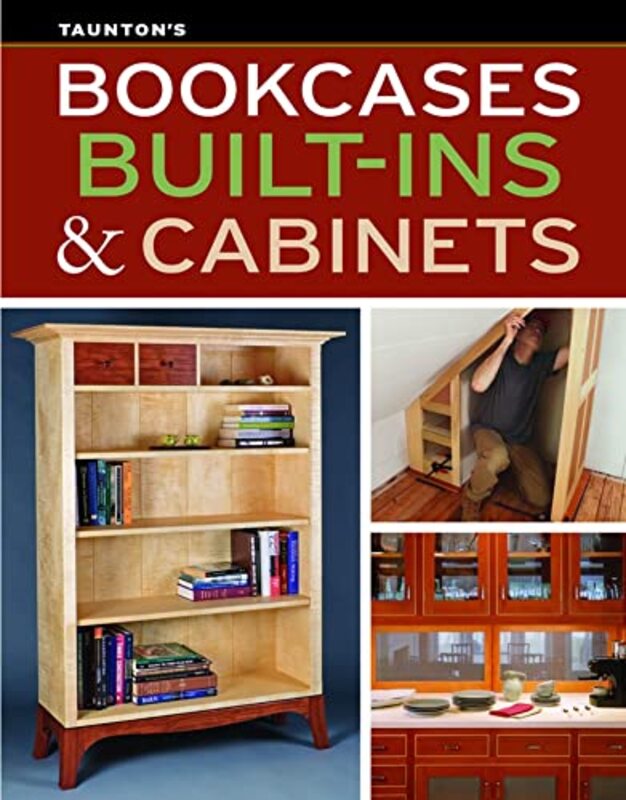 Bookcases, Built-Ins & Cabinets,Paperback by Woodworking