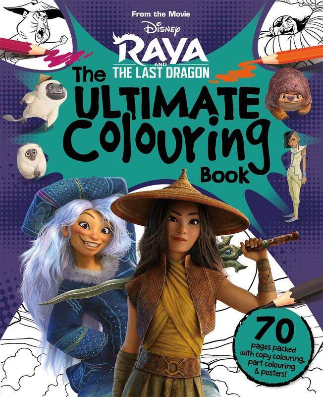 

Disney Raya and the Last Dragon: The Ultimate Colouring Book, Paperback Book, By: Igloo Books