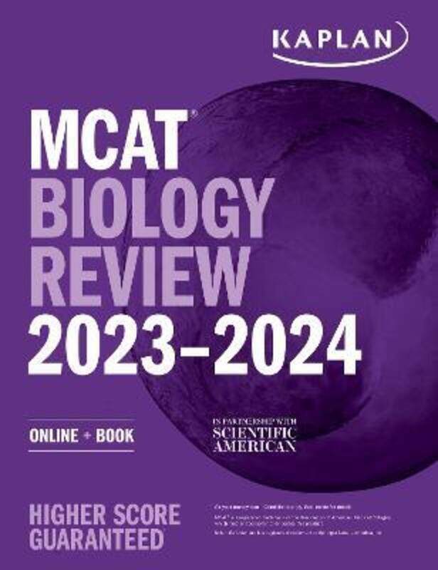 

MCAT Biology Review 2023-2024: Online + Book,Paperback,ByKaplan Test Prep