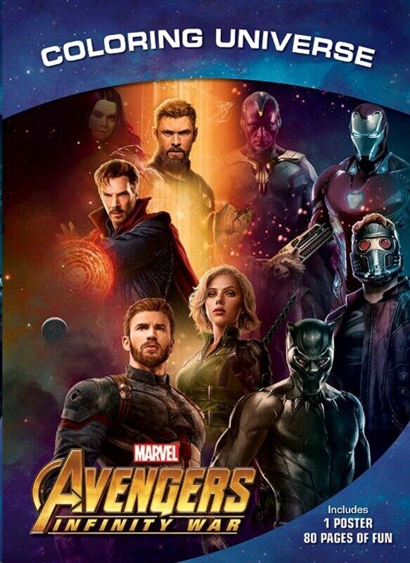 

Avengers, Infinity War Coloring Universe Marvel, Paperback Book, By: Disney