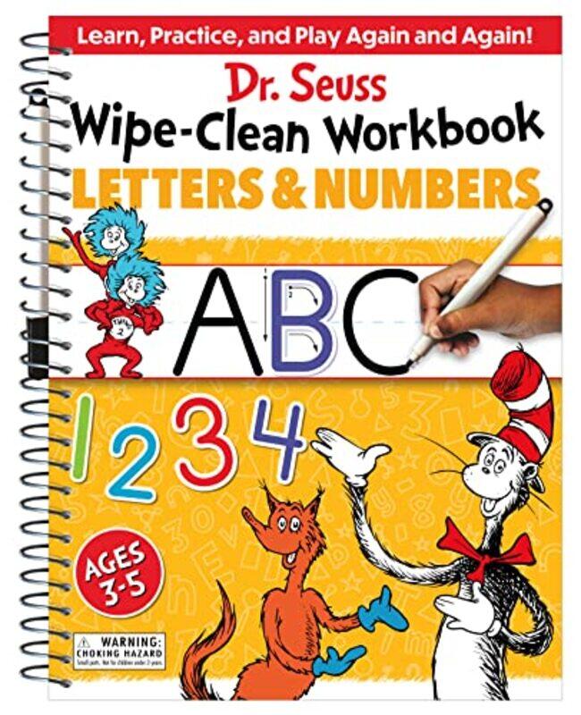 

Dr. Seuss Wipe-Clean Workbook: Letters and Numbers: Activity Workbook for Ages 3-5 , Paperback by Dr. Seuss