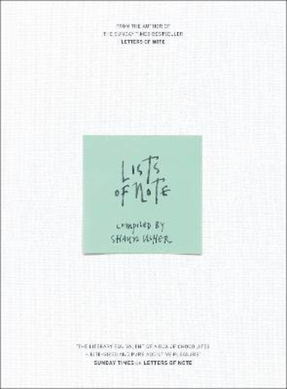 

Lists of Note.Hardcover,By :