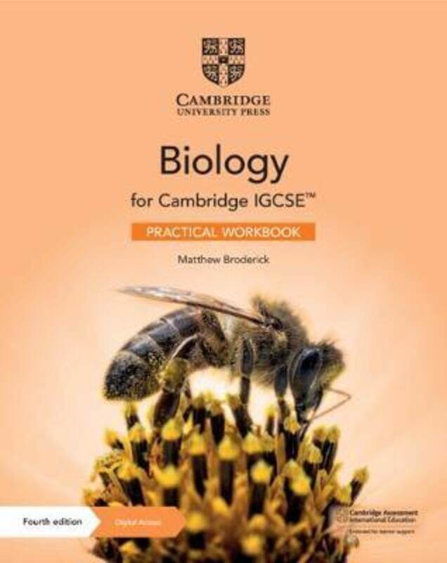 

Cambridge IGCSE (TM) Biology Practical Workbook with Digital Access (2 Years), Paperback Book, By: Matthew Broderick