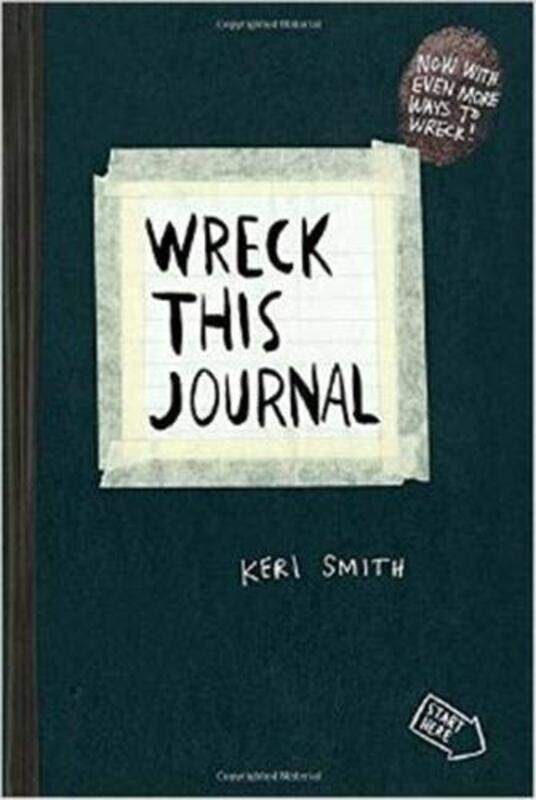 

Wreck This Journal (Black): To Create is to Destroy, Hardcover Book, By: Keri Smith