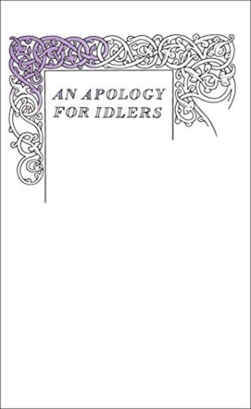 

An Apology for Idlers by Robert Louis Stevenson-Paperback