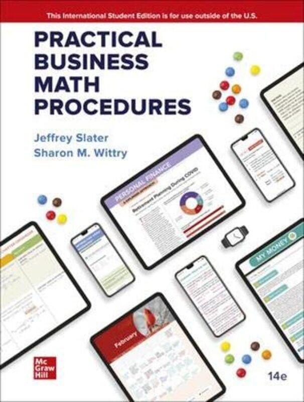 

Practical Business Math Procedures ISE by Jeffrey SlaterSharon Wittry-Paperback