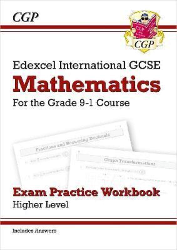 

Edexcel International GCSE Maths Exam Practice Workbook: Higher - Grade 9-1 (with Answers).paperback,By :CGP Books - CGP Books