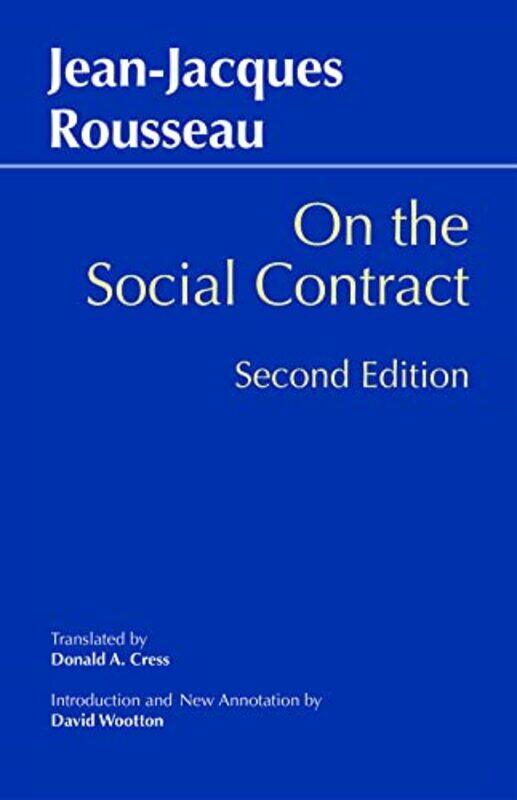 

On the Social Contract by Jean-Jacques RousseauDonald A Cress-Paperback