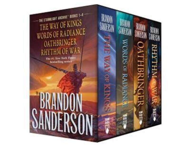 

Stormlight Archives Hc Box Set 1-4: The Way of Kings, Words of Radiance, Oathbringer, Rhythm of War,Paperback,BySanderson, Brandon