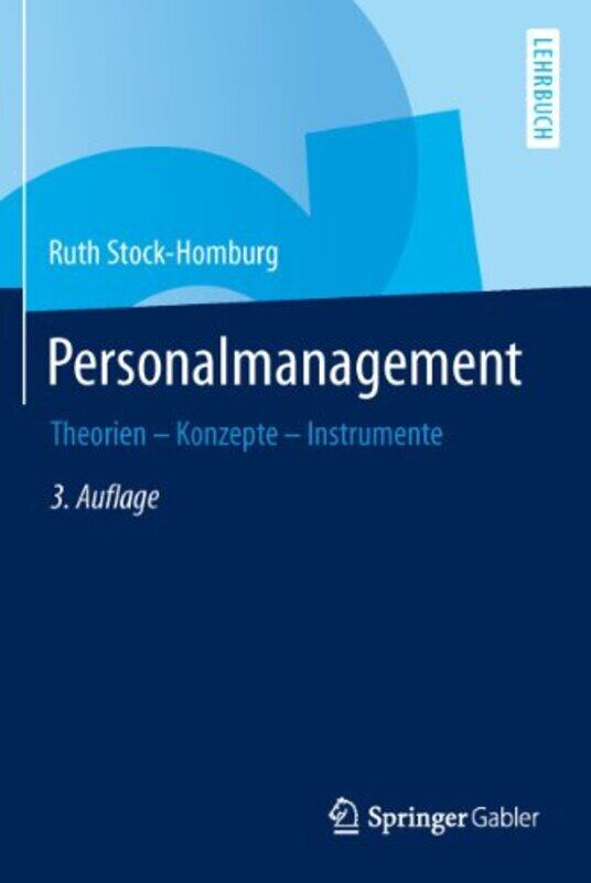 

Personalmanagement by Ruth Stock-Homburg-Hardcover
