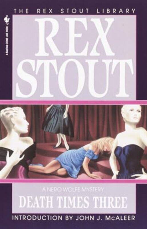 

Death Times Three by Rex Stout-Paperback