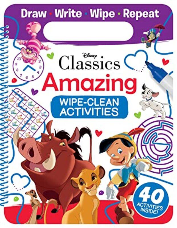 

Disney Classics Amazing WipeClean Activities by Walt Disney-Paperback