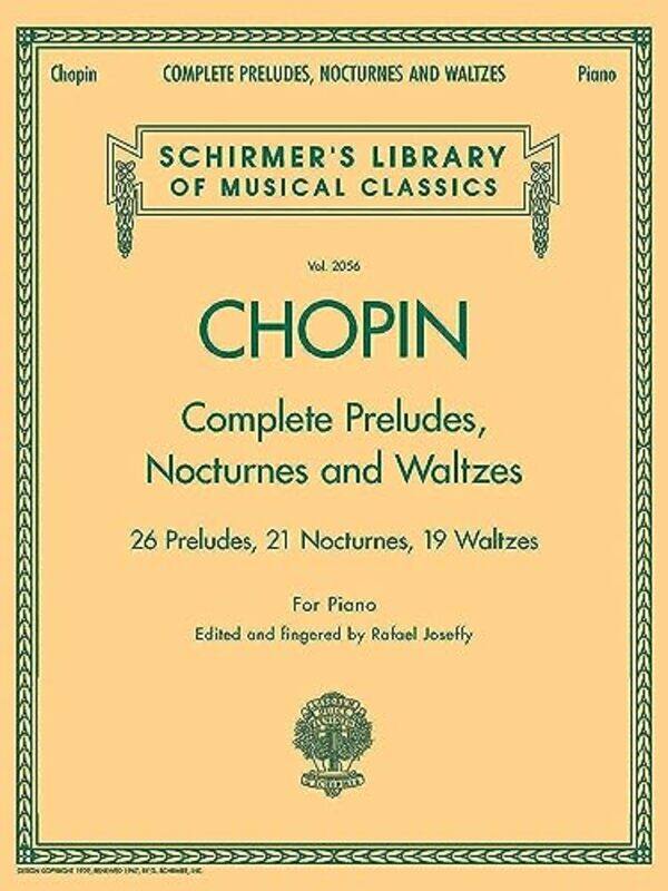 

Frederic Chopin Comp Preludes Nocturnes By Piano - Paperback