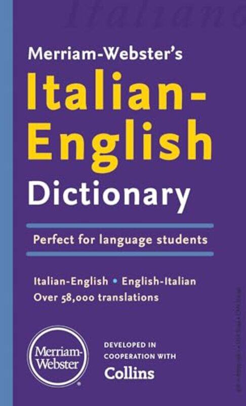 

Merriamwebsters Italianenglish Dictionary by Merriam-Webster - Paperback