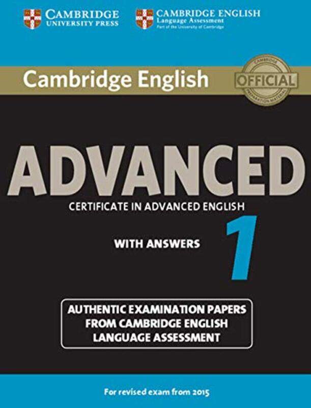 

Cambridge English Advanced 1 for Revised Exam from 2015 Students Book with Answers by Arieh The Hebrew Univ Of Jerusalem Israel Ben-naim-Paperback