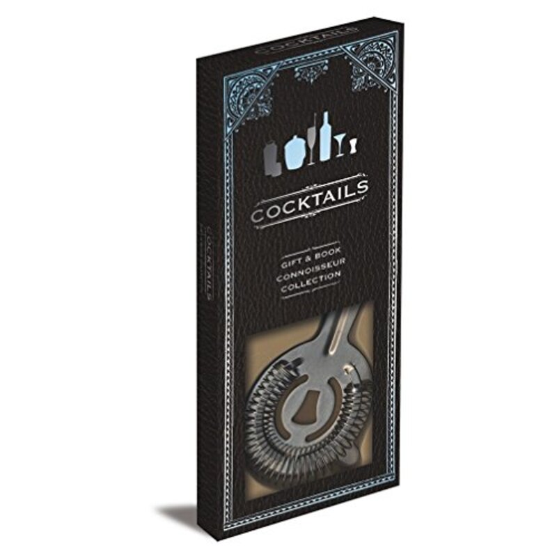 Cocktails Gift Set: Book and Cocktail Strainer, Paperback, By: Parragon