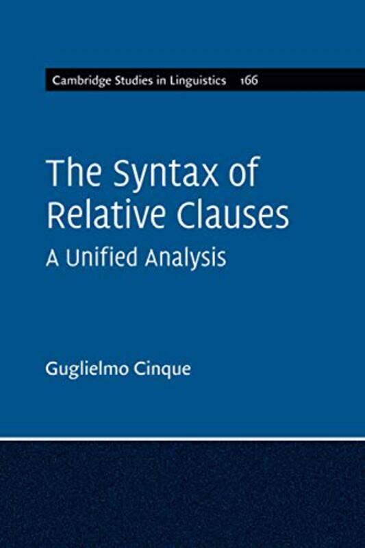 

The Syntax of Relative Clauses by Nimue Brown-Paperback