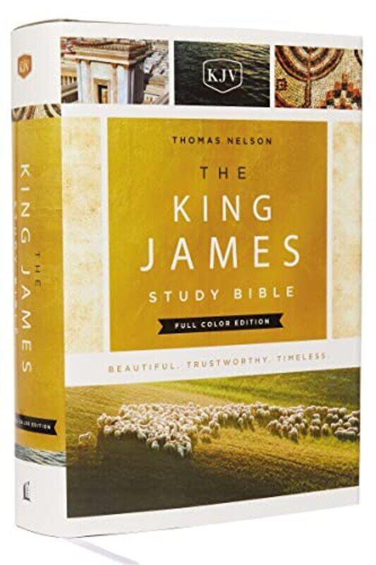 

The King James Study Bible Fullcolor Edition Clothbound Hardcover Red Letter Kjv Holy Bible By Thomas Nelson Hardcover