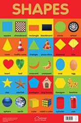 Shapes Chart - Early Learning Educational Chart For Kids: Perfect For Homeschooling, Kindergarten an