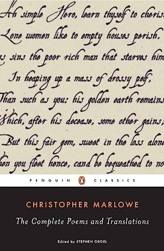 

Complete Poems and Translations by Christopher Marlowe-Paperback