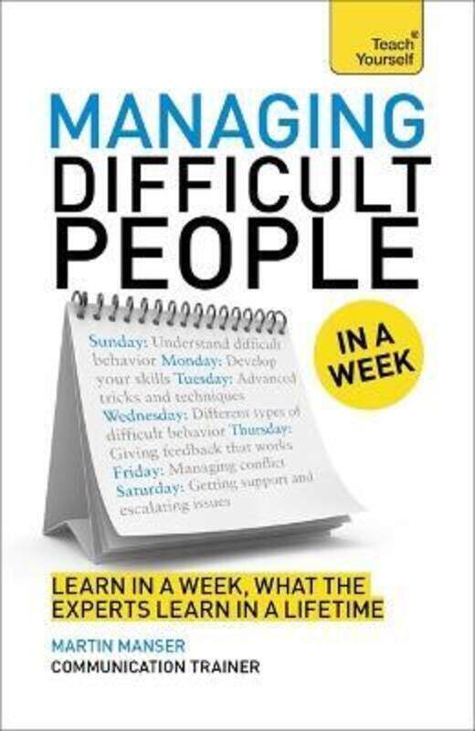 

Managing Difficult People in a Week.paperback,By :David Cotton