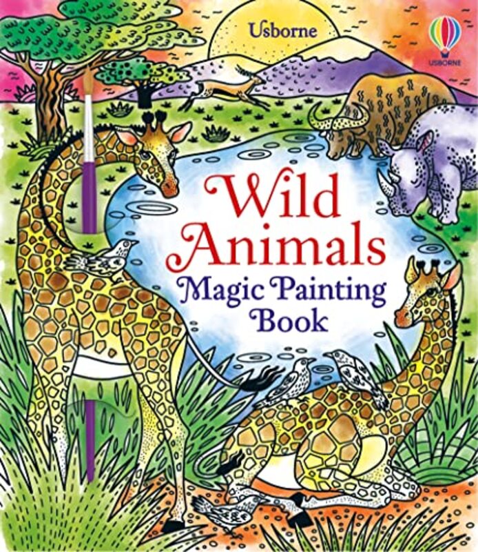 Wild Animals Magic Painting Book By Abigail Wheatley - Paperback