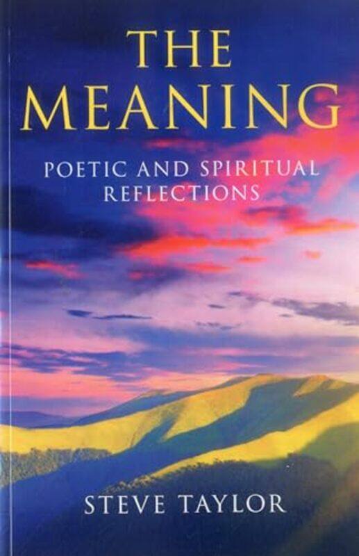 

Meaning The Poetic and spiritual reflections by Steve Taylor-Paperback