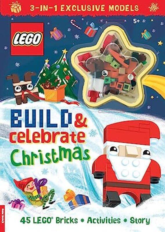 

Lego Books Build & Celebrate Christmas Includes 45 Bricks By Legobuster Books...Paperback