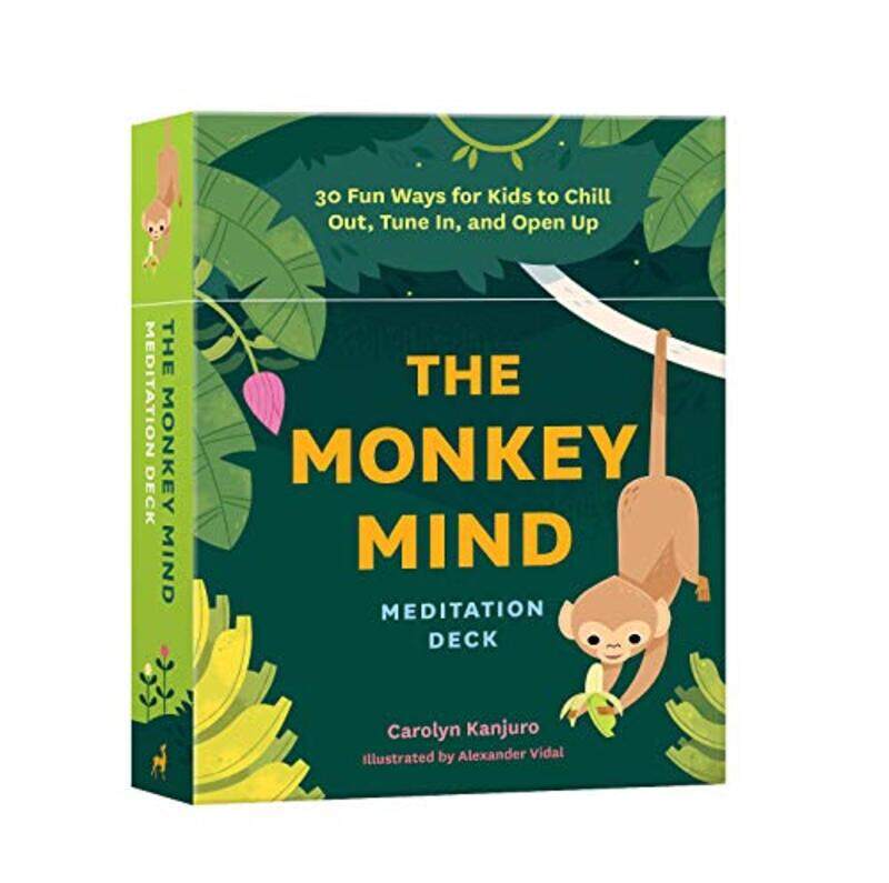 

Monkey Mind Meditation Deck 30 Fun Ways For Kids To Chill Out Tune In And Open Up By Kanjuro, Carolyn - Vidal, Alexander Paperback