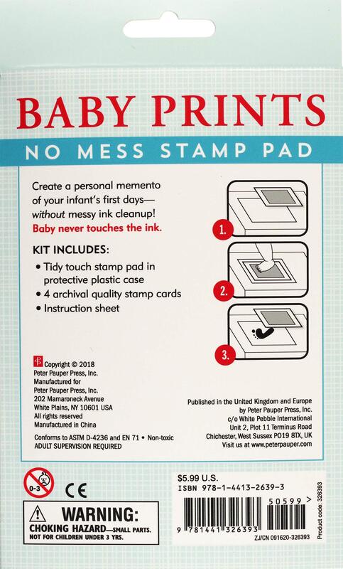 Baby Prints Stamp Pad, Paperback Book, By: Inc Peter Pauper Press