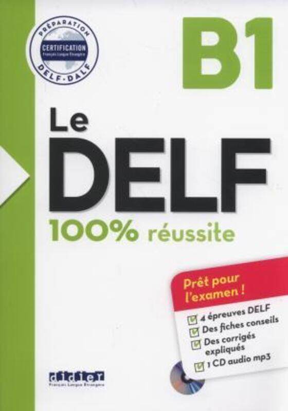 

Le DELF 100% reussite: Livre B1 & Cd MP3, Paperback Book, By: Bruno Girardeau