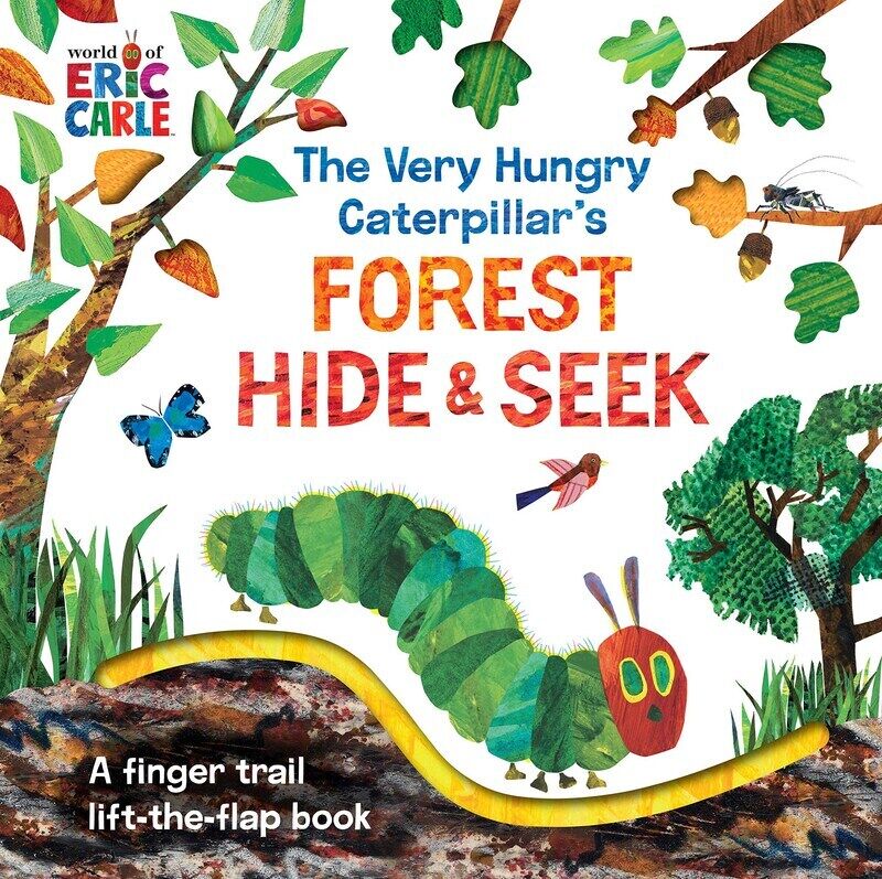 

The Very Hungry Caterpillar's Forest Hide & Seek: A Finger Trail Lift-the-Flap Book, Board Book, By: Eric Carle