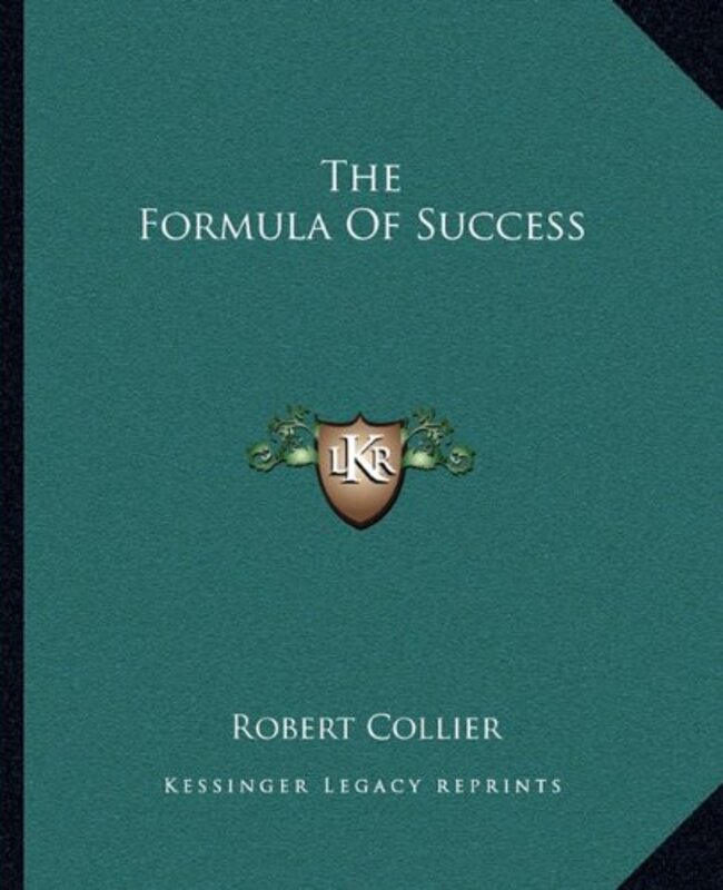 The Formula of Success , Paperback by Collier, Robert