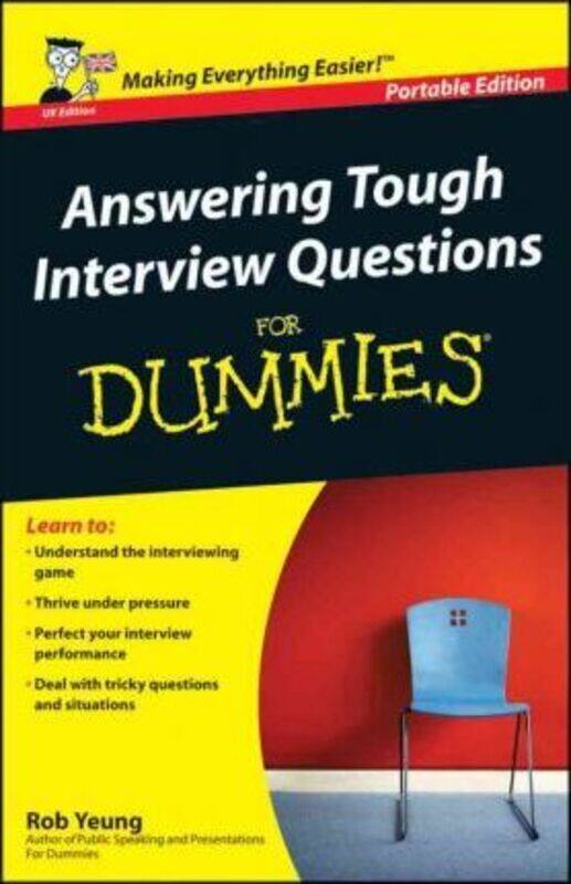 

Answering Tough Interview Questions for Dummies.paperback,By :R.Y. Yeung