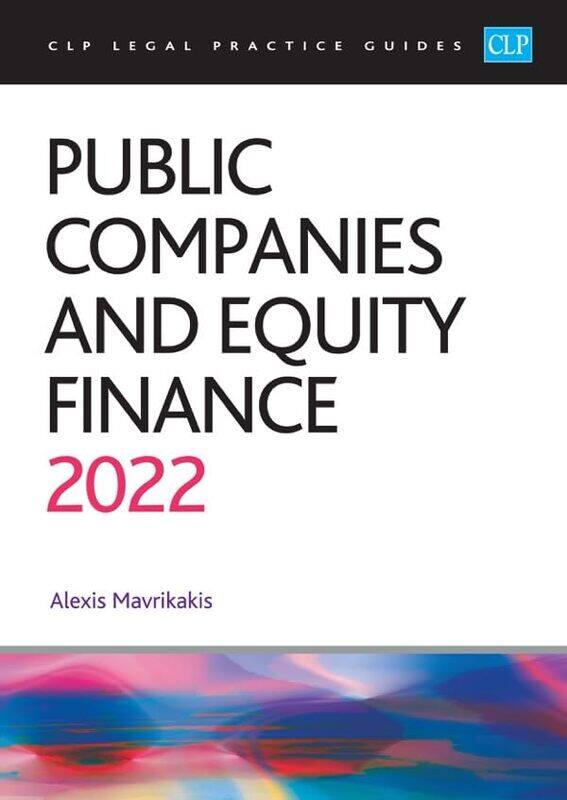 

Public Companies and Equity Finance by Alexis Mavrikakis-Paperback