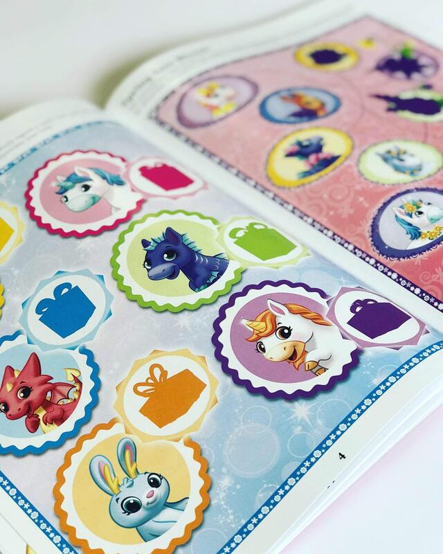 Unicorns & Friends Sticker Book Treasury, Paperback Book, By: Phidal Publishing Inc.