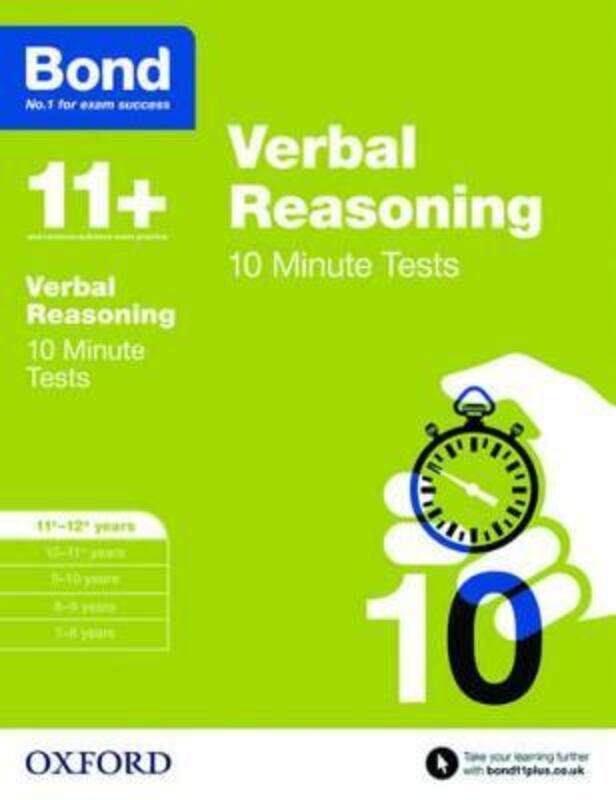 

Bond 11+: Verbal Reasoning: 10 Minute Tests: 11+-12+ years,Paperback, By:Down, Frances - Bond 11+