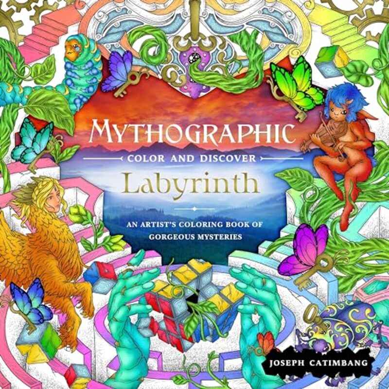 Mythographic Color And Discover Labyrinth An Artists Coloring Book Of Gorgeous Mysteries By Catimbang, Joseph Paperback