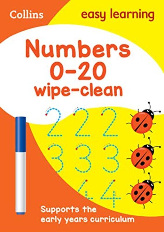 

Numbers 020 Age 35 Wipe Clean Activity Book by Collins Easy Learning-Paperback