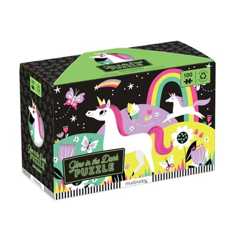 

Unicorns Glow In The Dark Puzzle By Black Alison - Hardcover